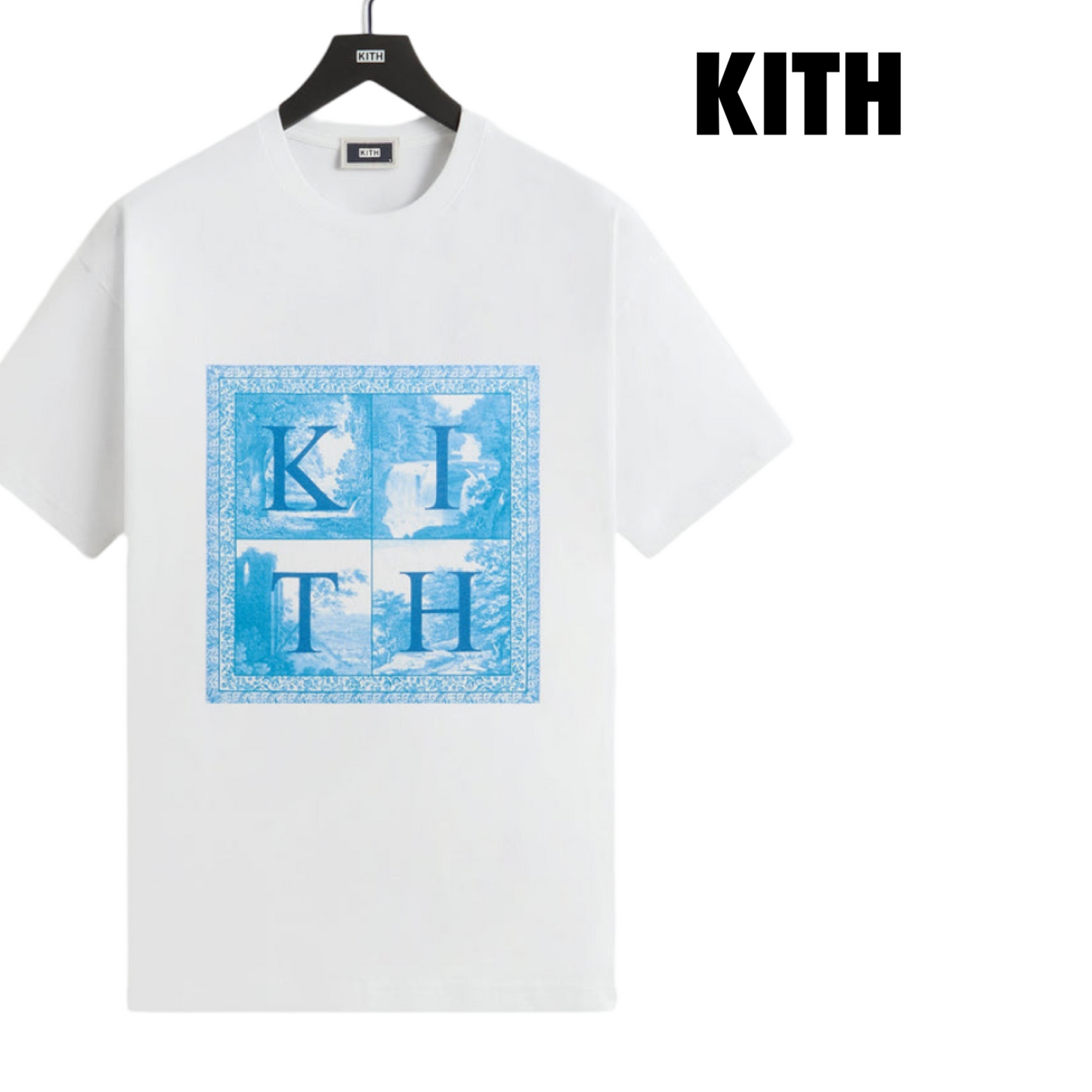 Kith Engraving tee white