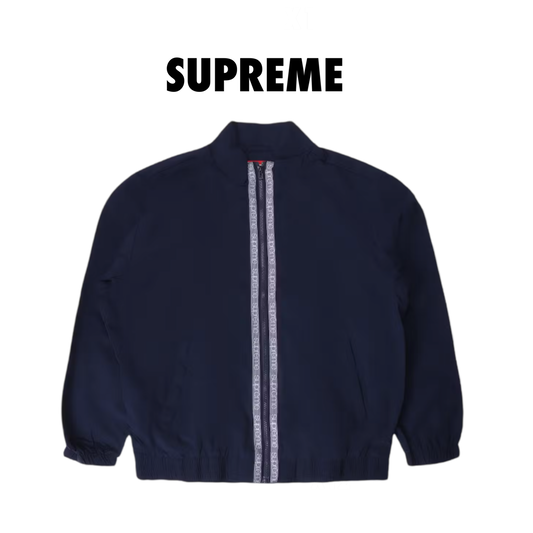 Supreme Classic Logo Taping Track Jacket navy 2018