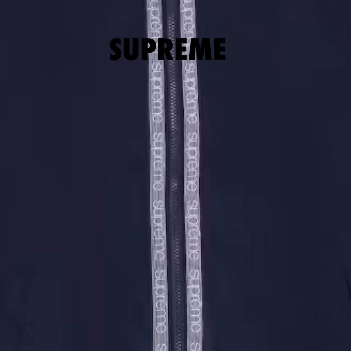 Supreme Classic Logo Taping Track Jacket navy 2018