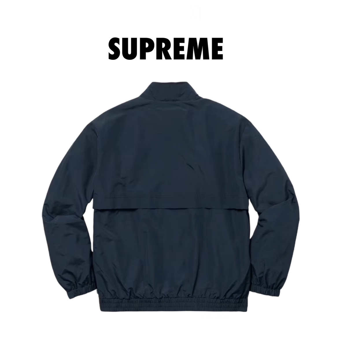 Supreme Classic Logo Taping Track Jacket navy 2018