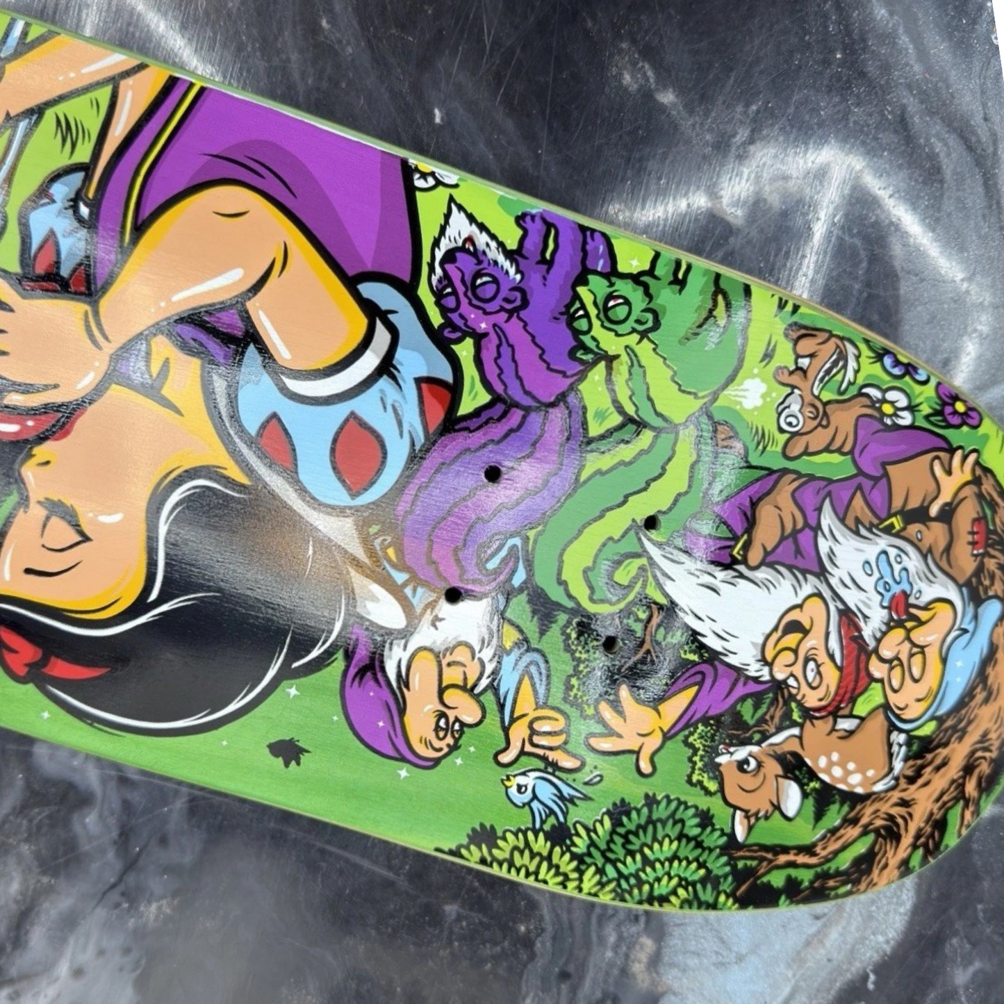 STRANGELOVE "APPLE PRINCESS 2" SKATEBOARD DECK RARE SNOW WHITE BRATRUD