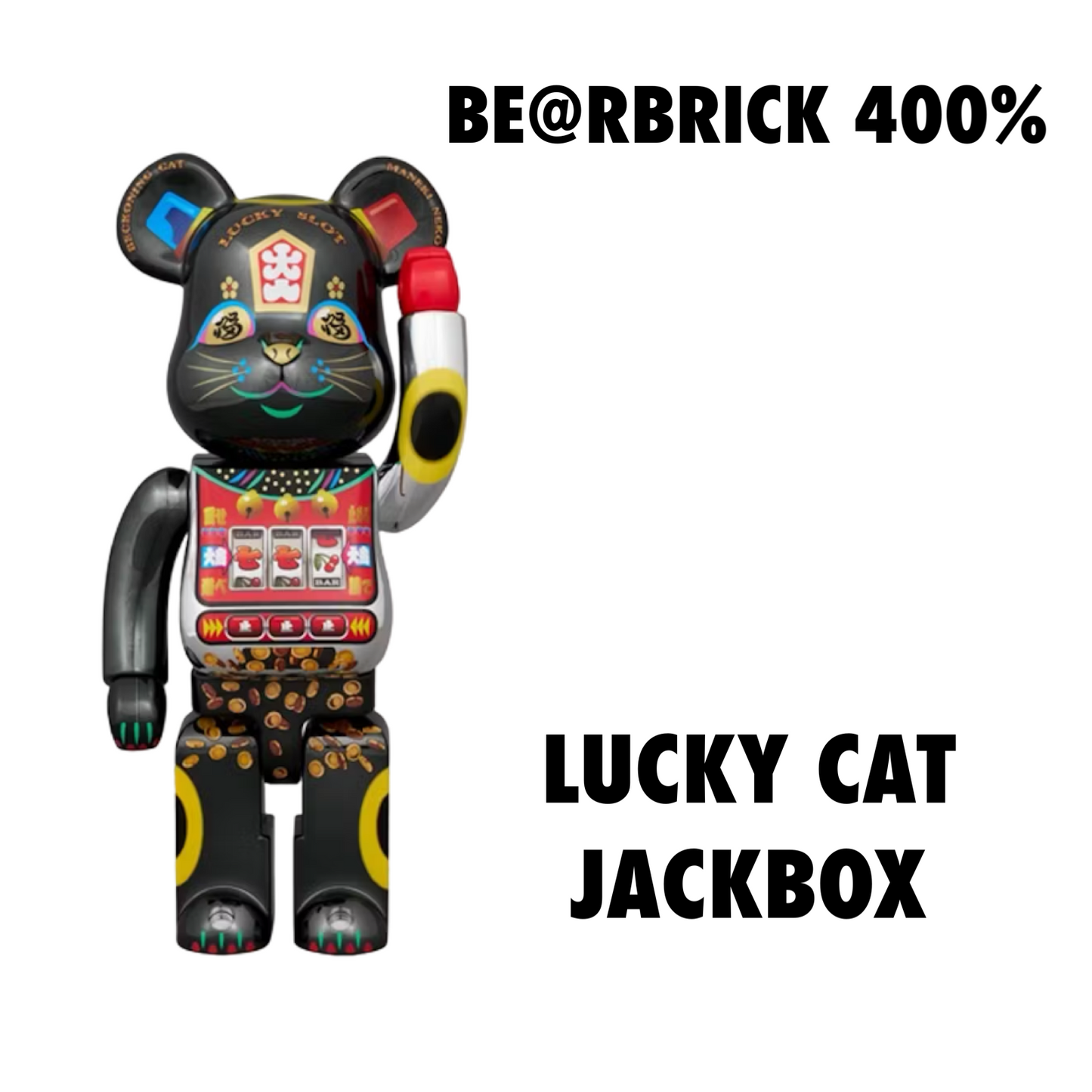 Bearbrick Lucky Cat Jackpot 400%