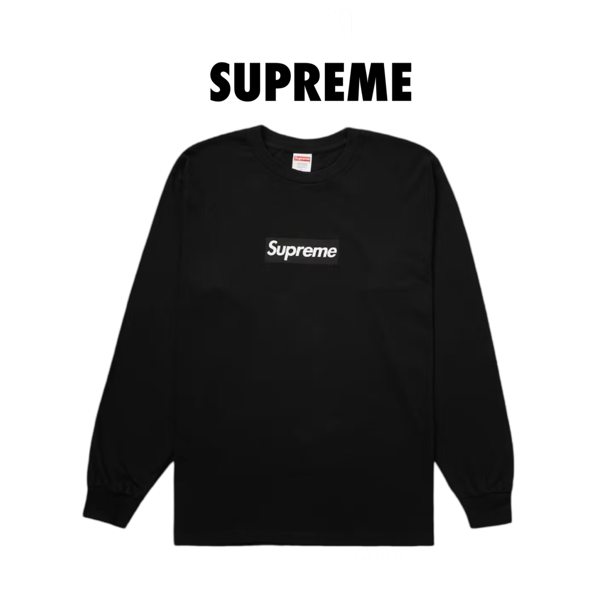 Supreme Box Logo L/S 2020 black