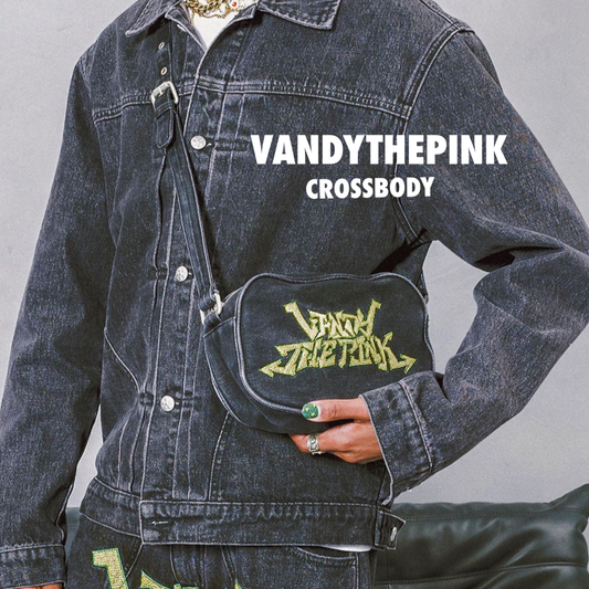 Vandy the pink denim crossbody 2024