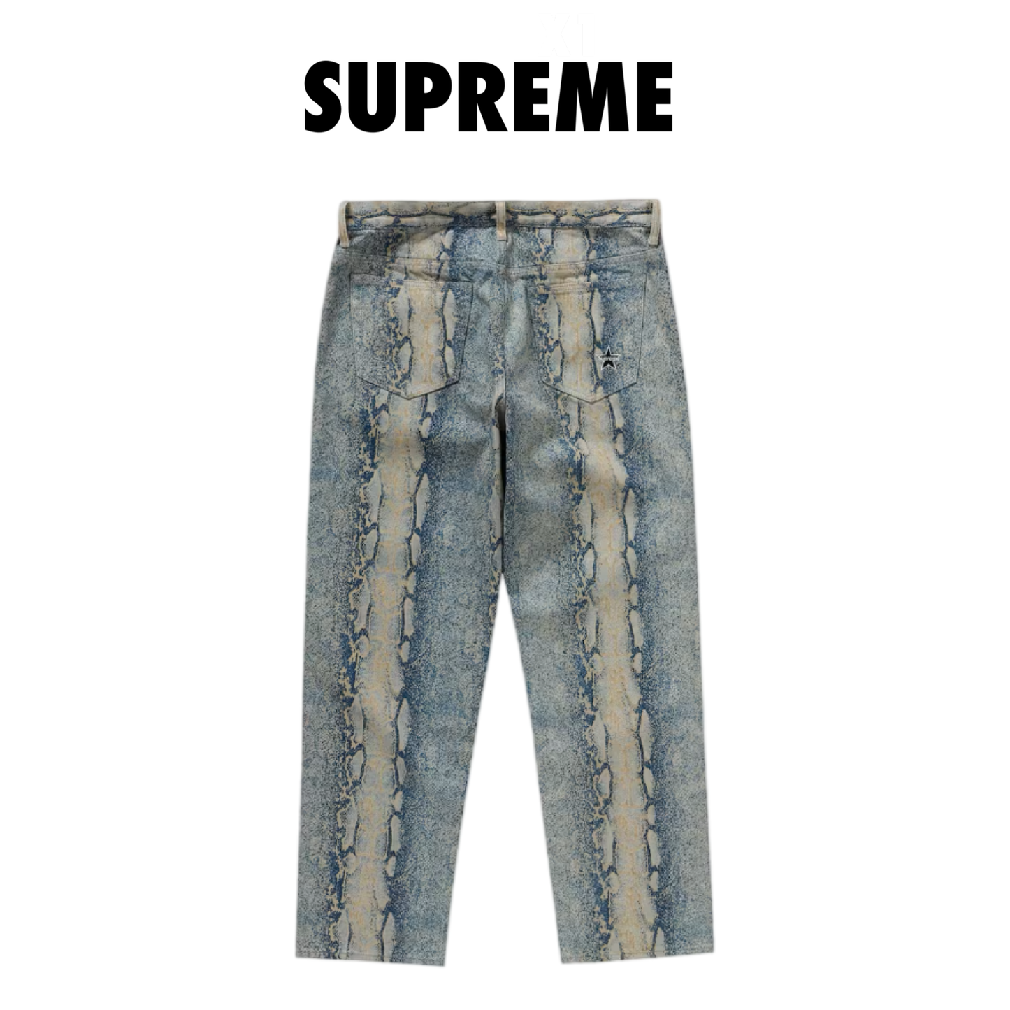 Supreme Regular Jean (FW24) snake