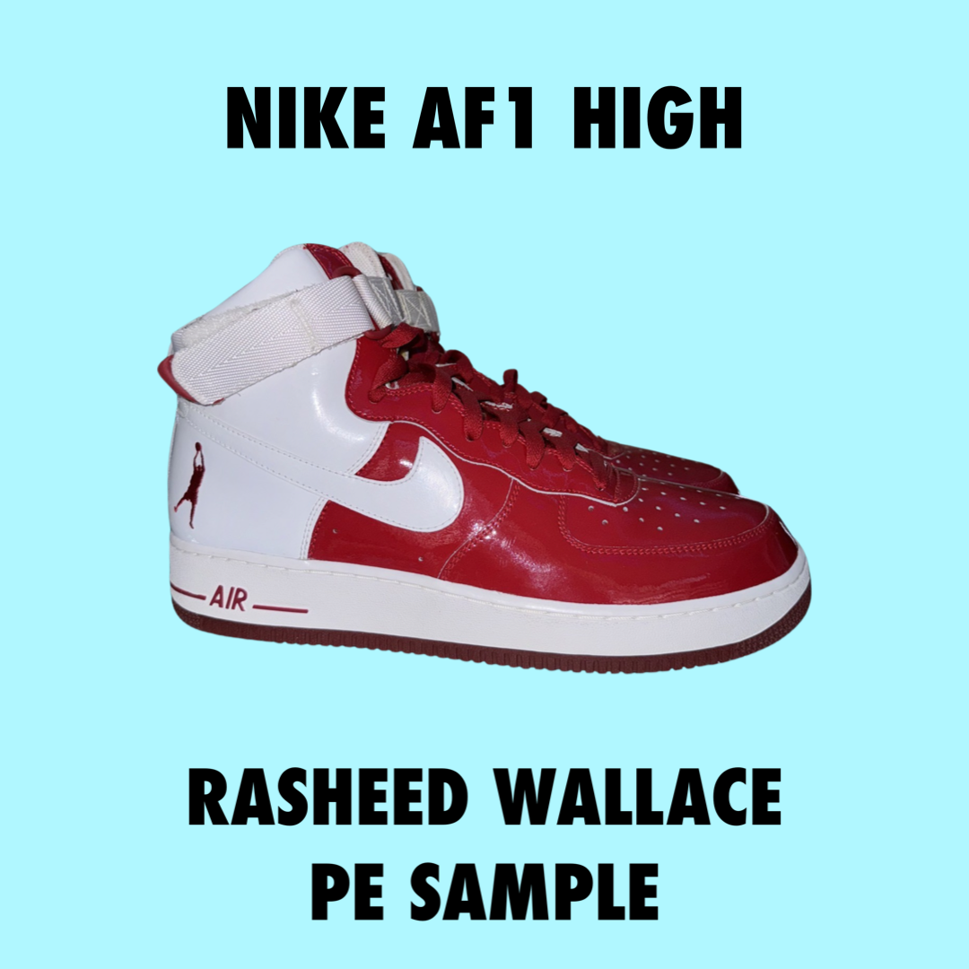 Rasheed Wallace Nike Air Force 1 High Sample Player Exclusive PE size 10.5