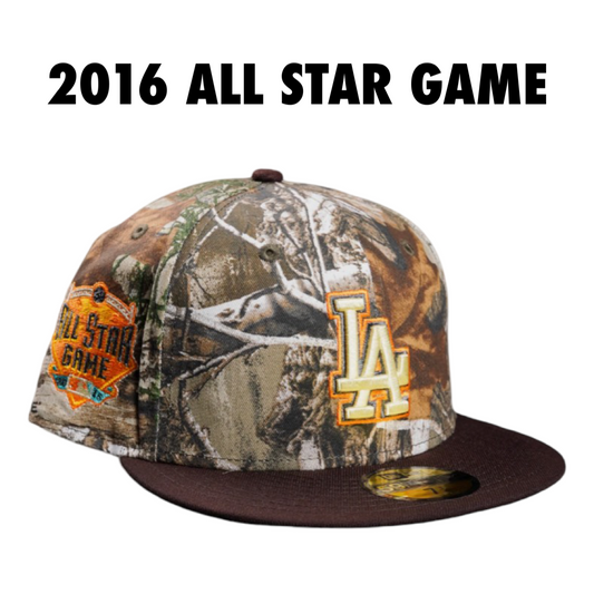 New Era 59Fifty Real Tree Fitted Los Angeles Dodgers (2016 ASG Patch) 7 1/4