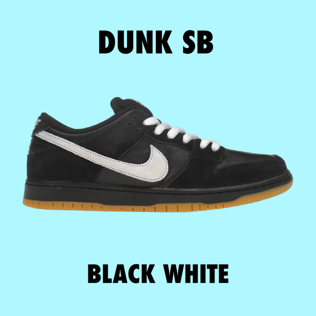 Nike dunk SB Black White Gum