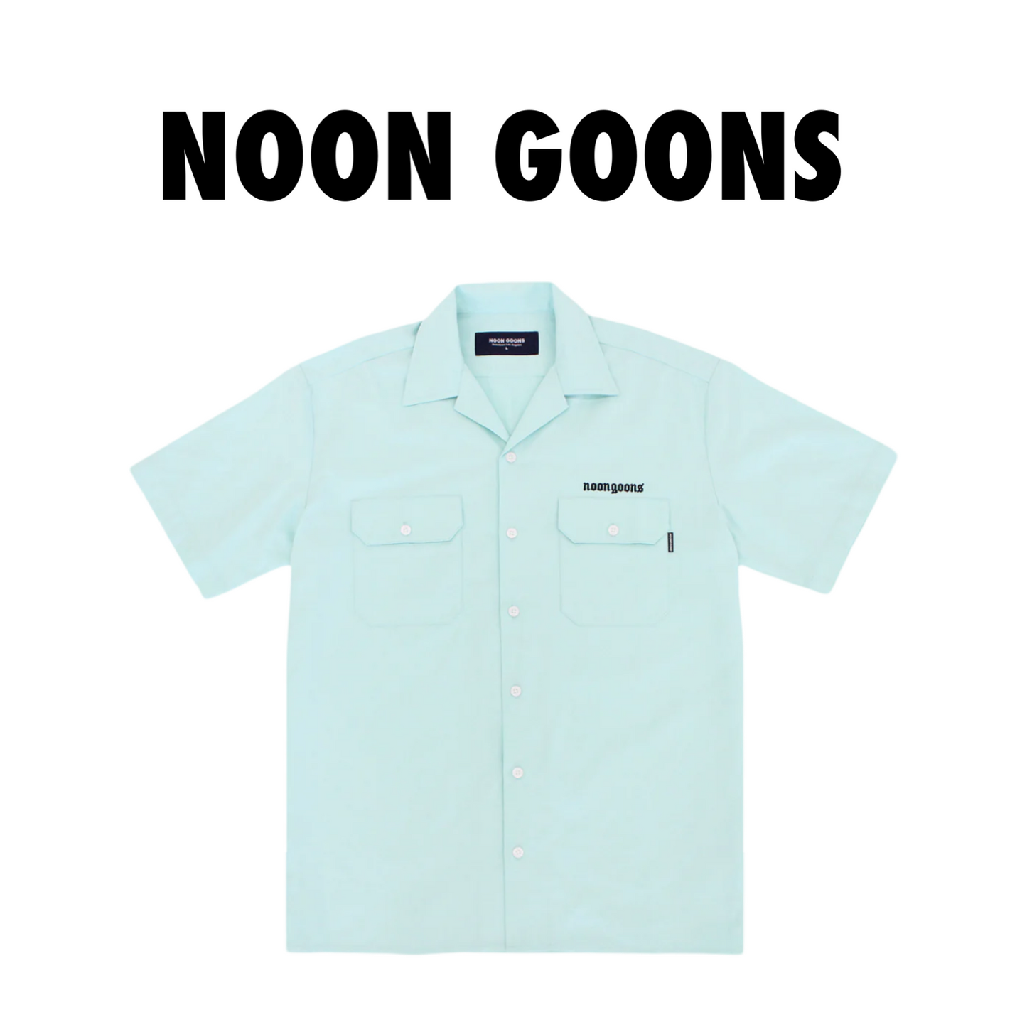 Noon Goons Button Up Teal