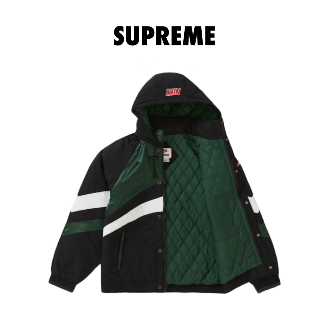 Supreme Nike Hooded Sport Jacket Green