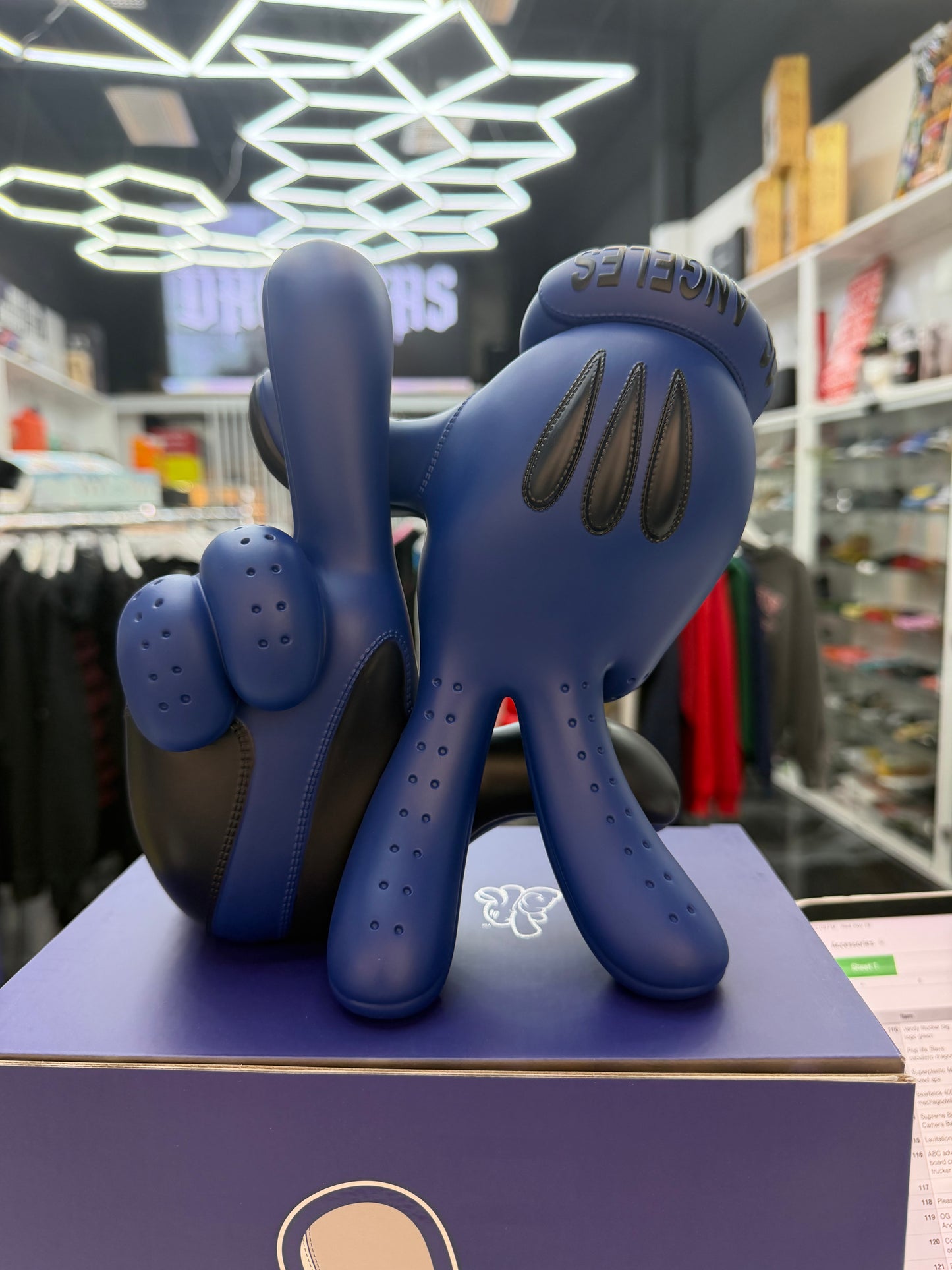 OG SLICK LA DODGERS HANDS BLUE on BLUE #/300 8" VINYL FIGURE BATTING GLOVES 2025