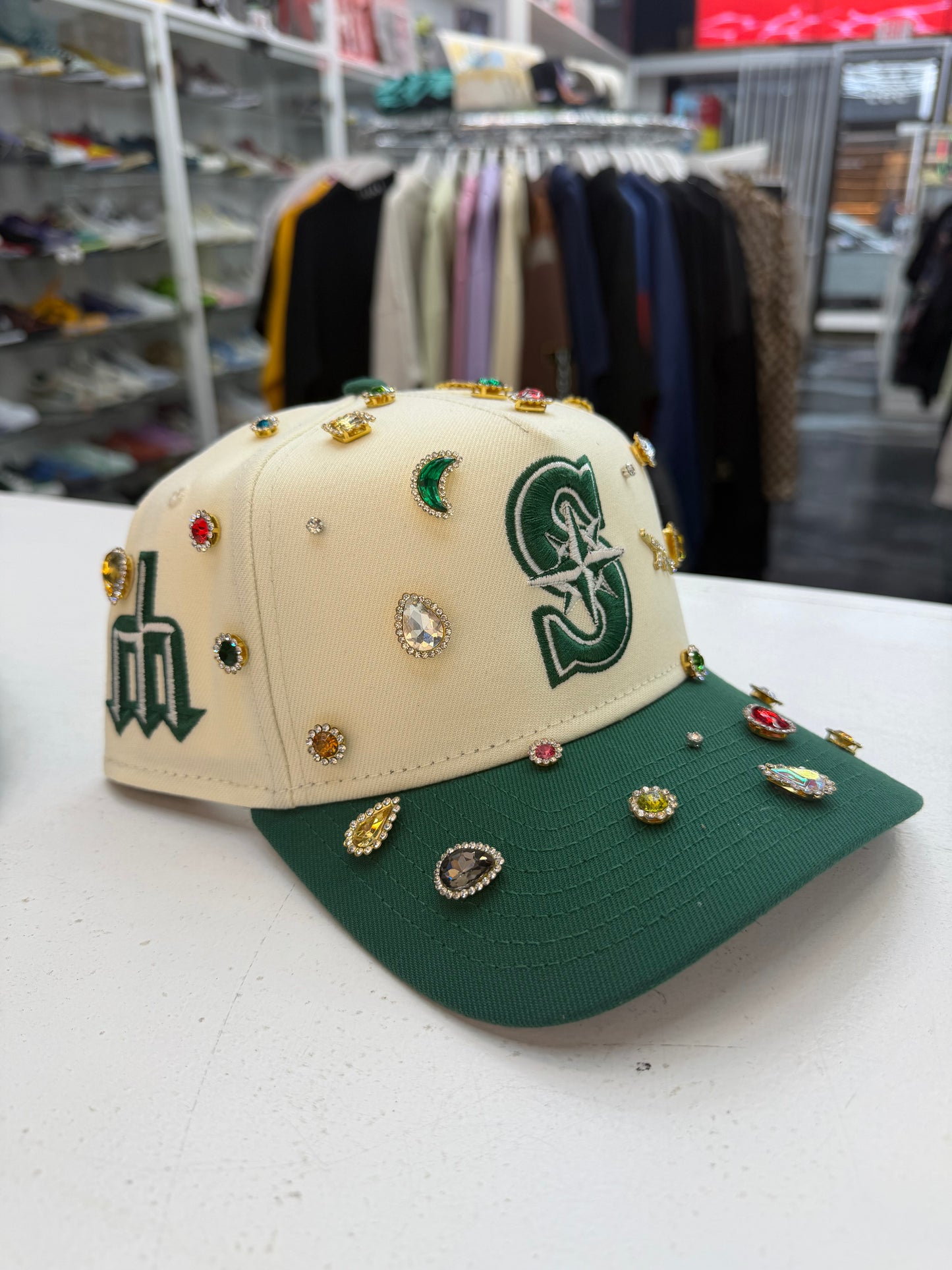 New Era Rhinestone royalty SnapBack seattle mariners