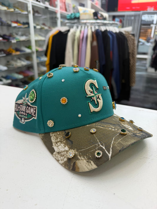 New Era Rhinestone royalty SnapBack seattle mariners