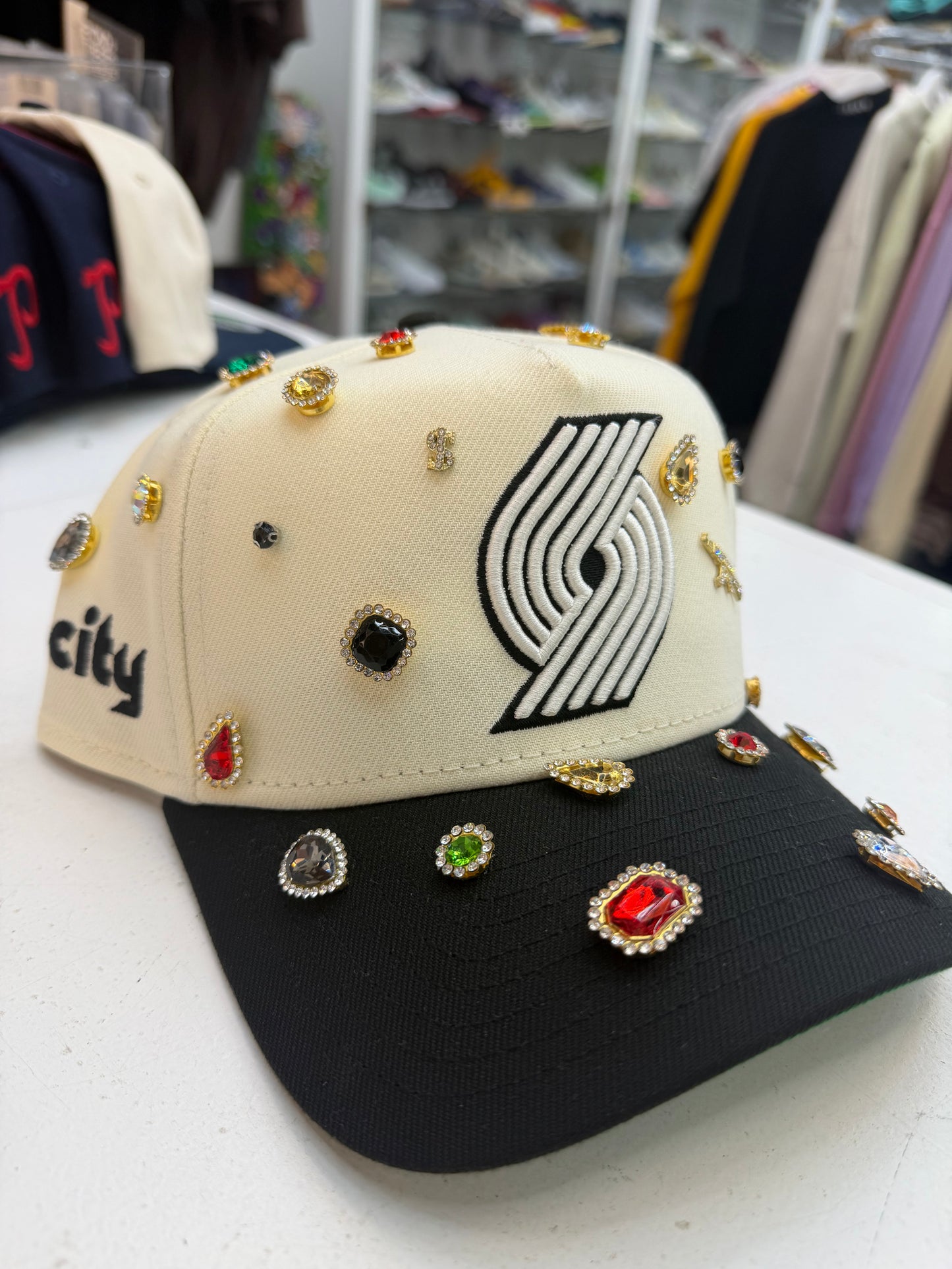 New Era Rhinestone royalty SnapBack Portland Blazers
