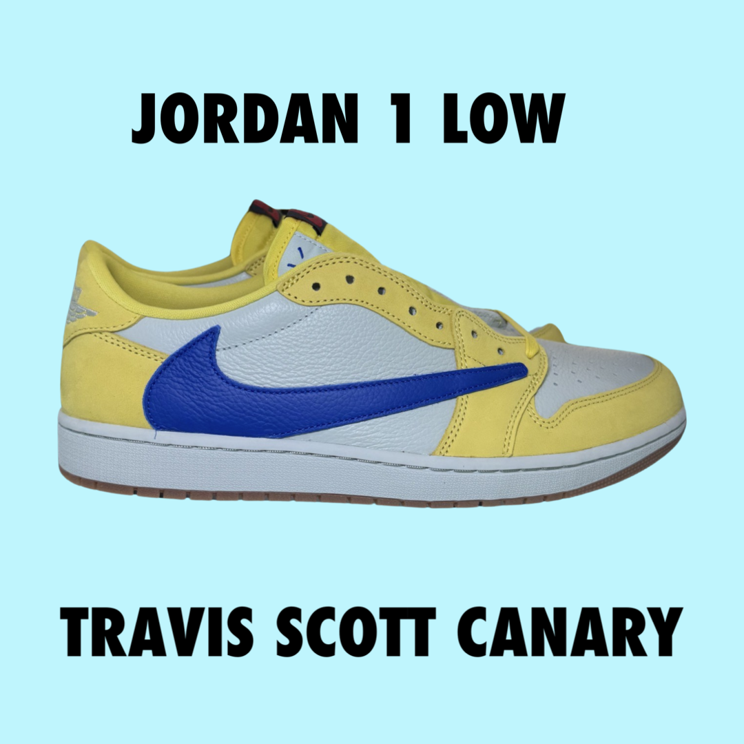 Jordan 1 Retro Low OG SP
Travis Scott Canary (W)
