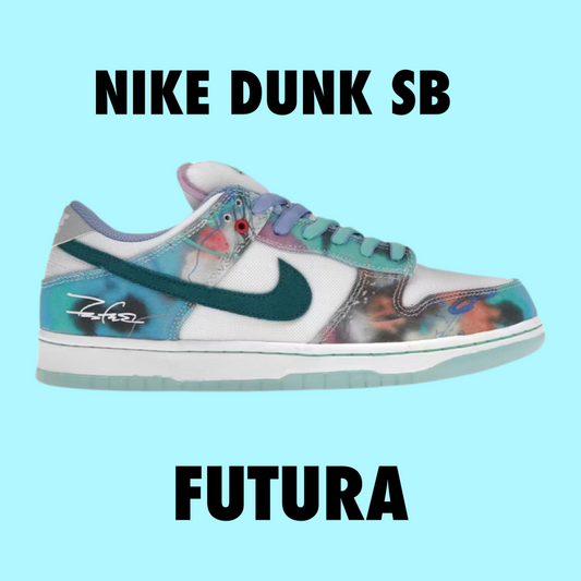 Nike SB Dunk Low
Futura Laboratories Bleached Aqua
