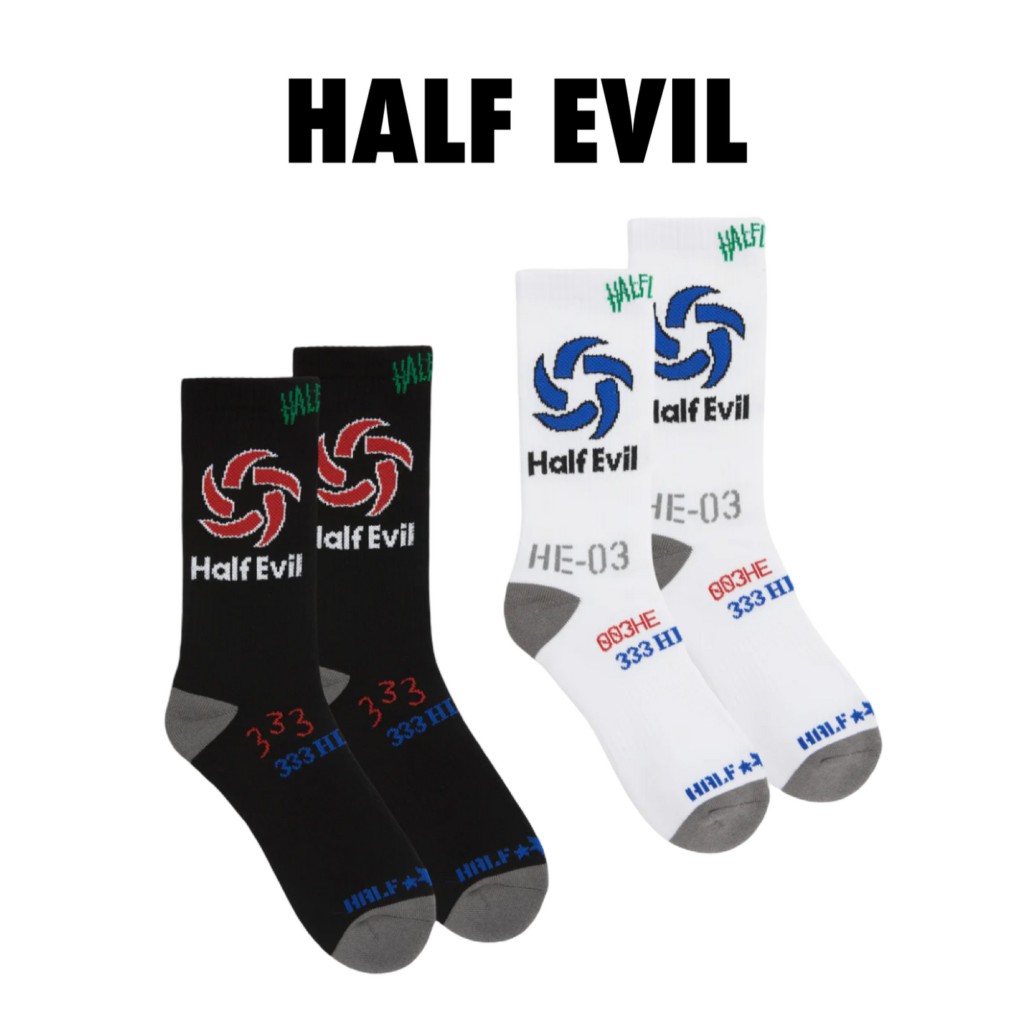 Half Evil ANNIVERSASRY SOCK 2 PACK