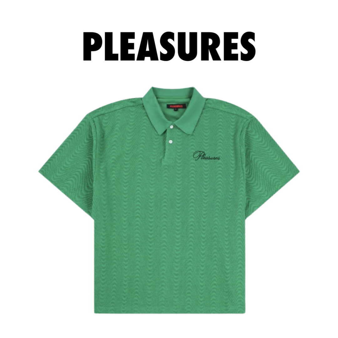 Pleasures Boxy Polo Green