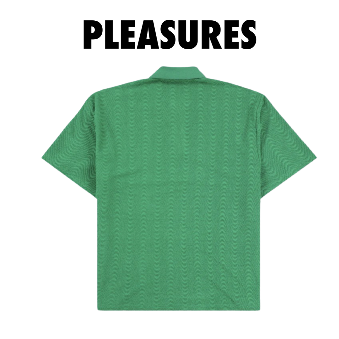 Pleasures Boxy Polo Green