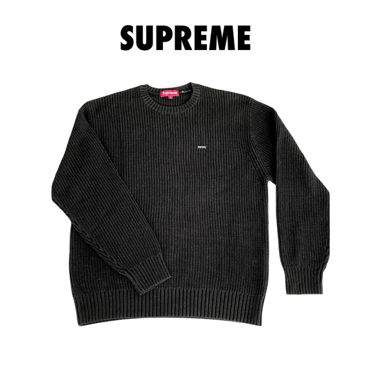 Supreme Textured Small Box Sweater black 2020