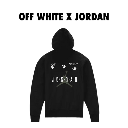 Off-White X Jordan Black Hoodie FW21
