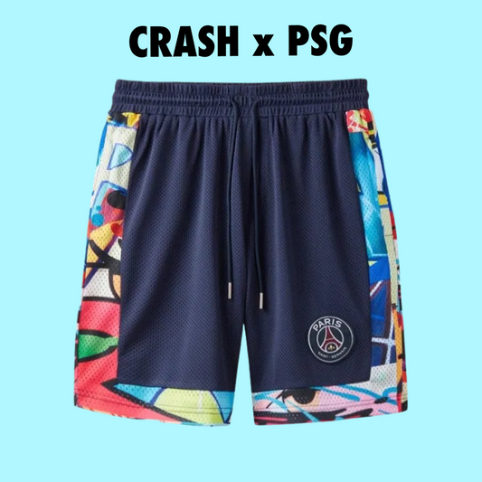 PSG x Crash x Tango Hotel shorts