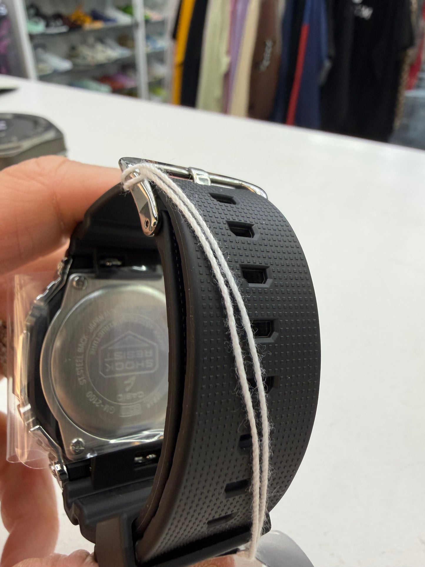 Casio G-Shock GM2100-1A Carbon Square Silver Metal Black Limited Watch