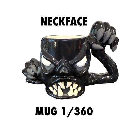 Nasty Neckface Neck Face Art Coffee A Mug Only A Mother Could Love Black