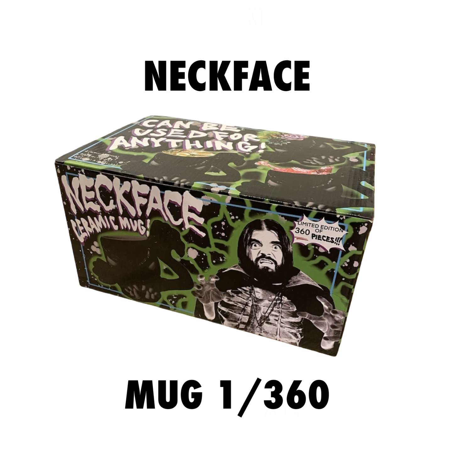 Nasty Neckface Neck Face Art Coffee A Mug Only A Mother Could Love Black