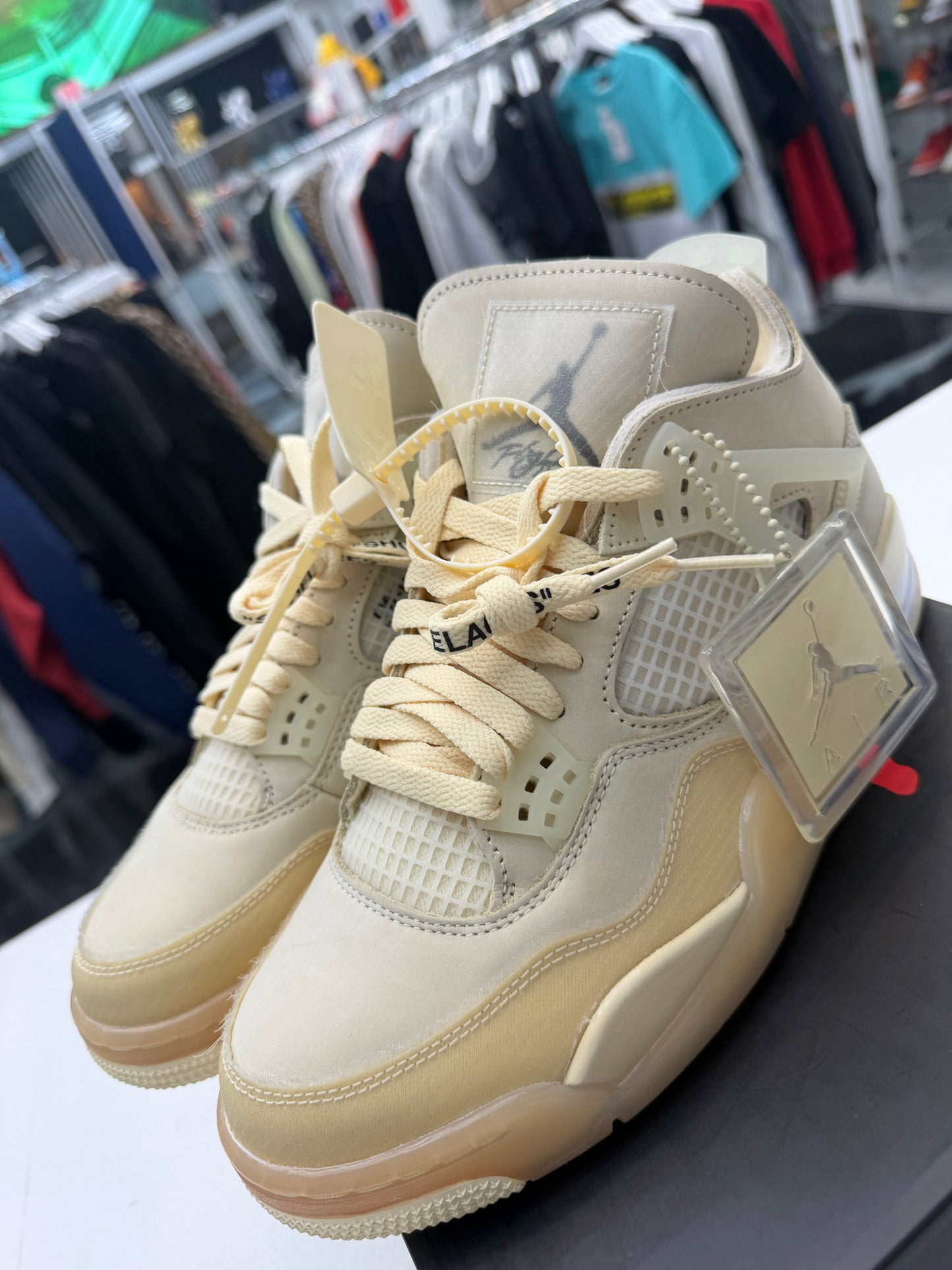 Jordan 4 Retro Off-White Sail