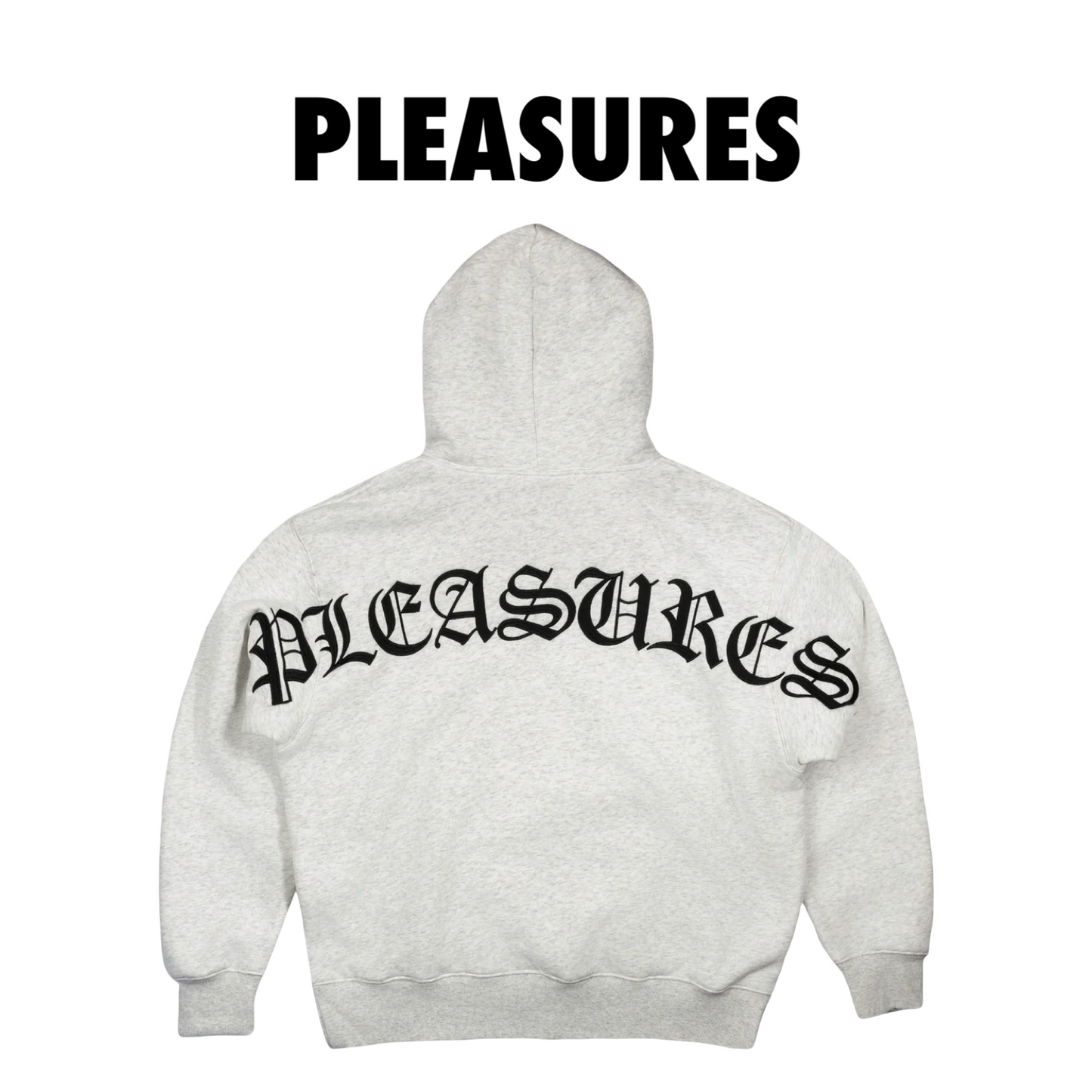 Pleasures NEURAL HOODIE Heather Grey
