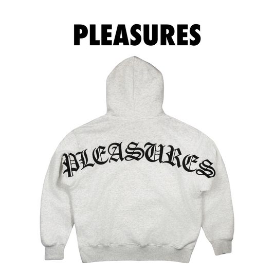 Pleasures NEURAL HOODIE Heather Grey