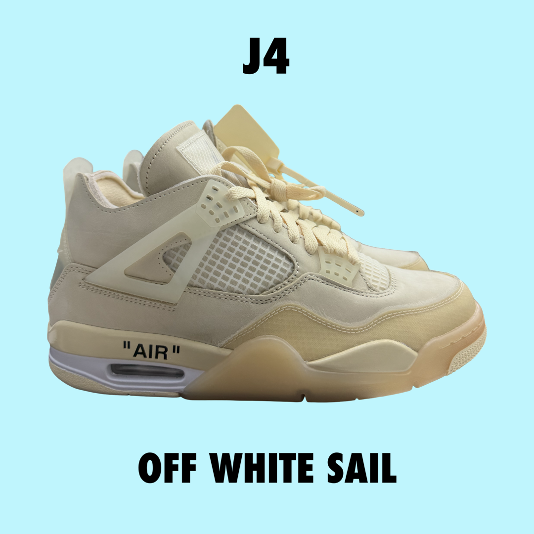 Jordan 4 Retro Off-White Sail