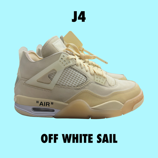 Jordan 4 Retro Off-White Sail