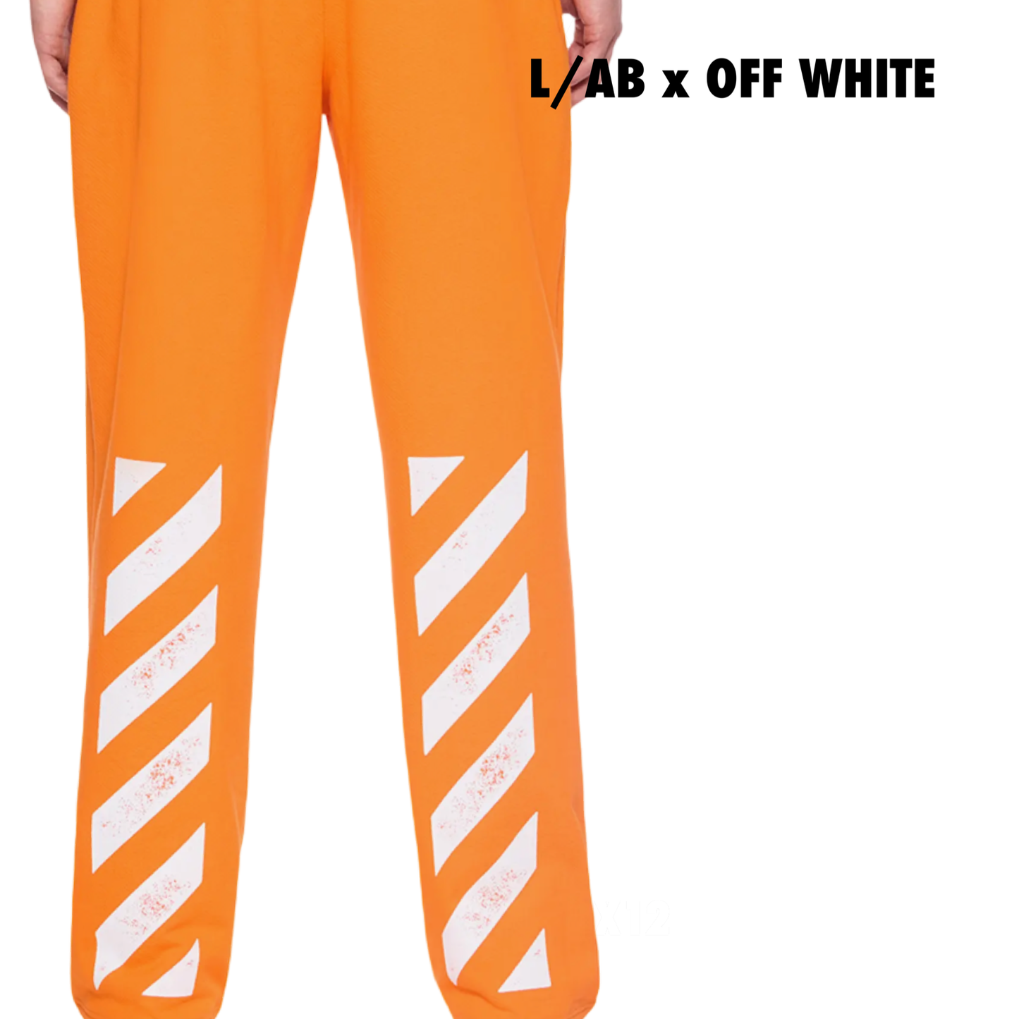 OFF-WHITE L/AB co Sweatpant Orange