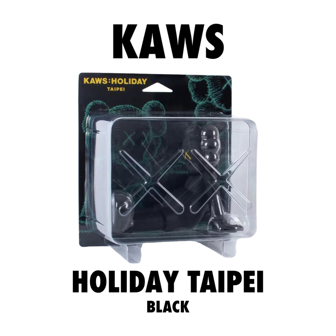 KAWS Holiday Taipei Vinyl Figure Black