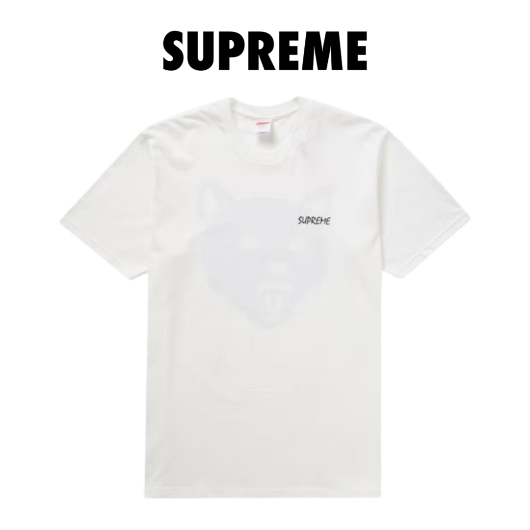 Supreme Black Cat Tee (SS24) White