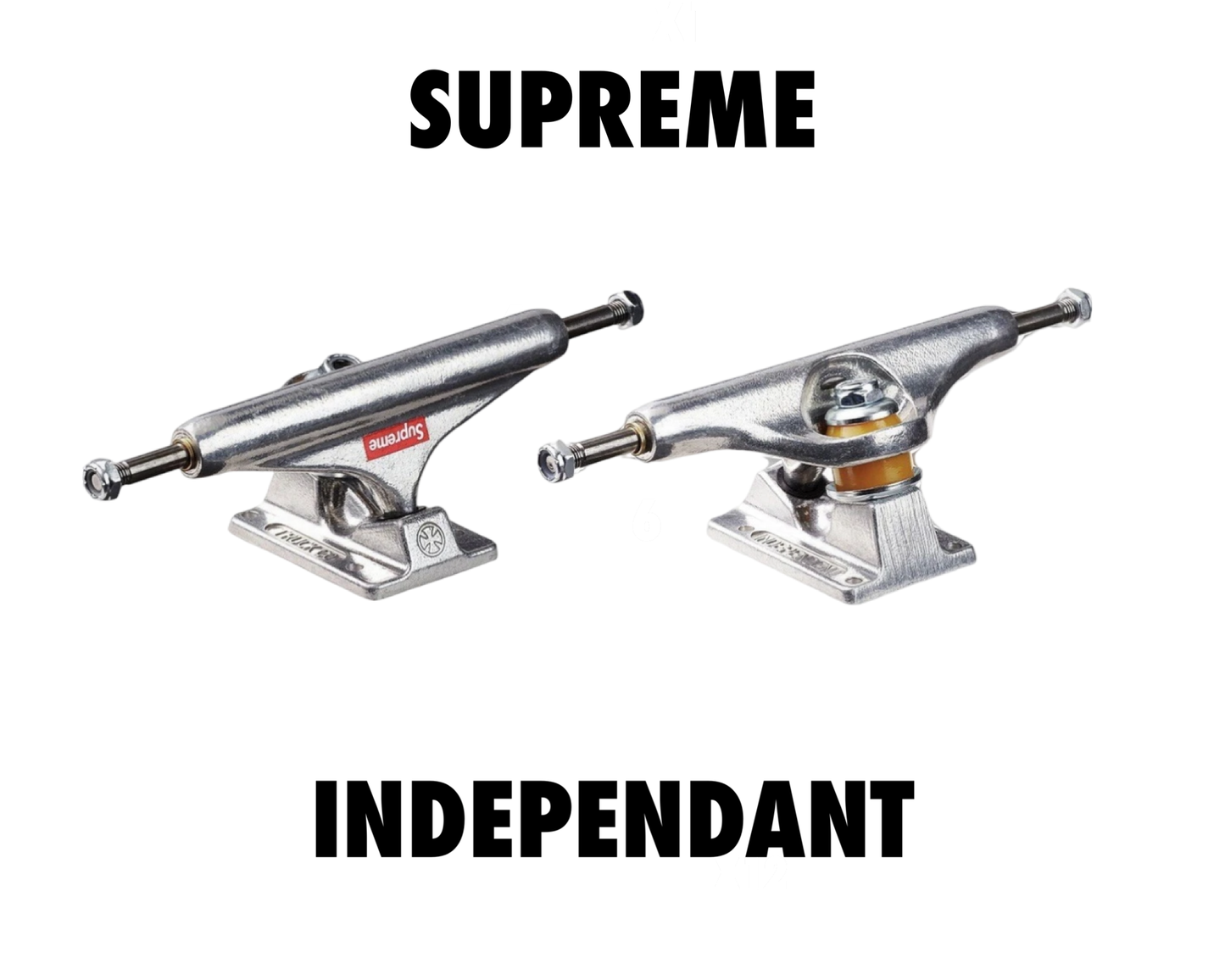 Supreme Independent Trucks (Set of 2) size 129