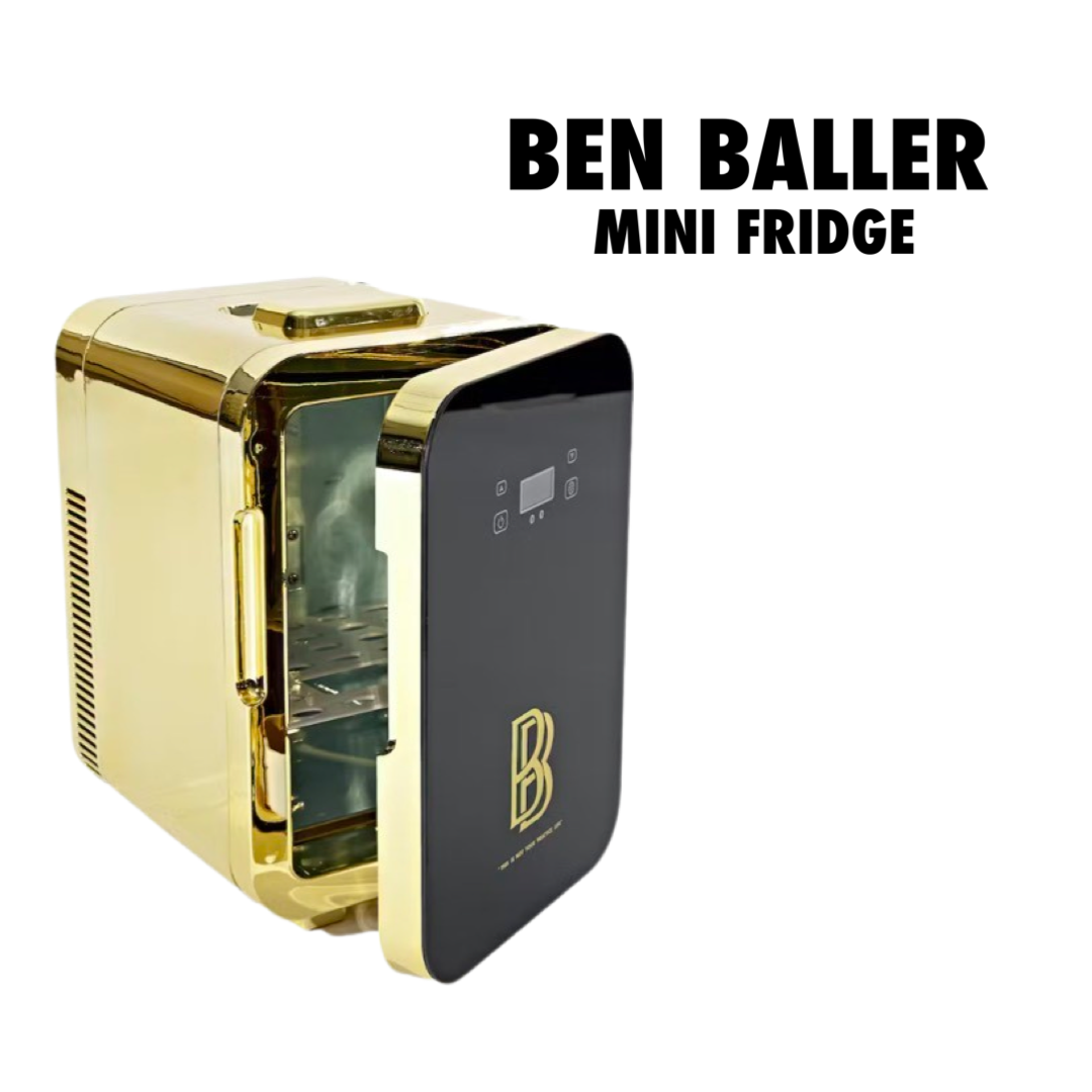 Ben Baller Mini Fridge Gold