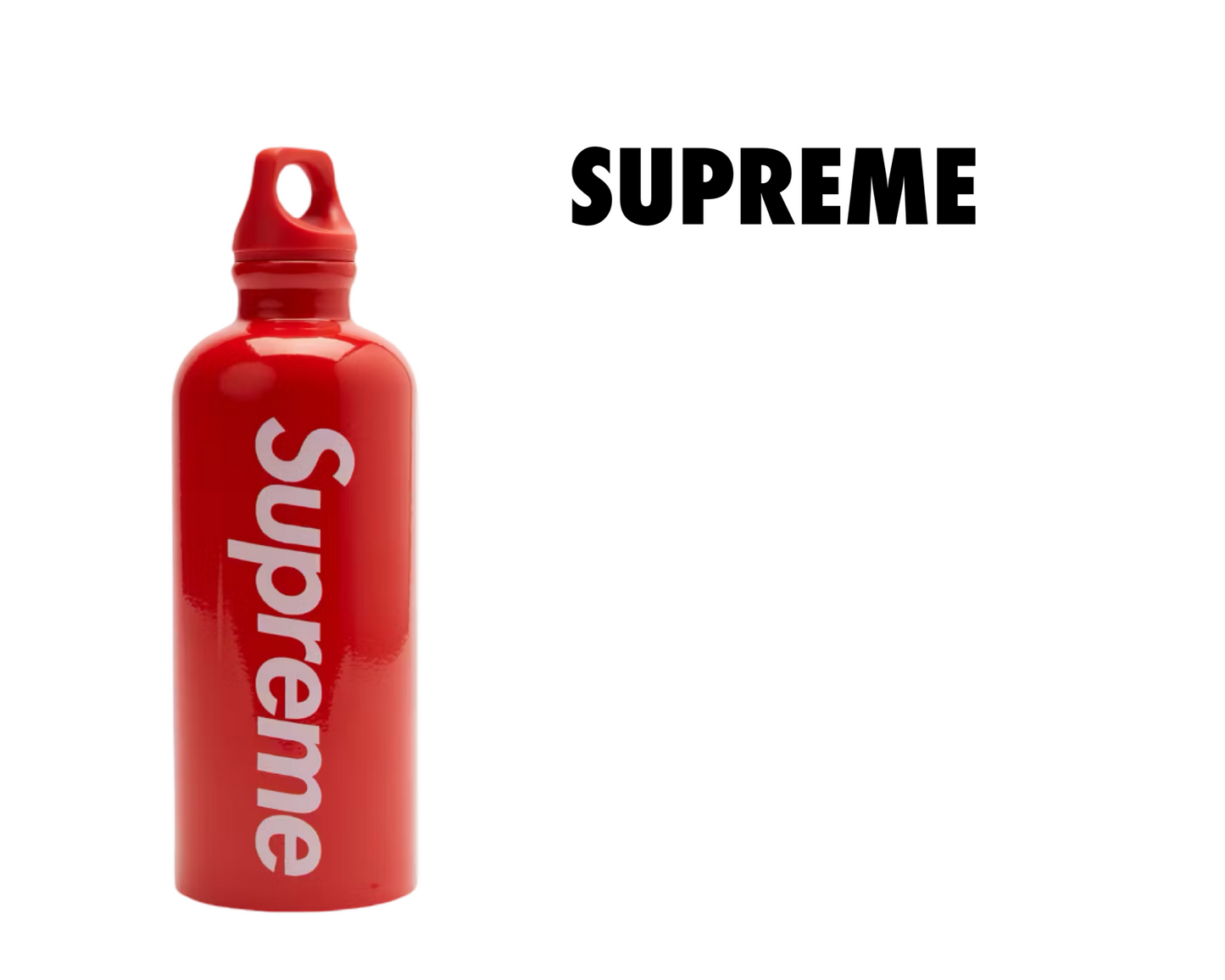 Supreme SIGG Traveller 0.6L Water Bottle red