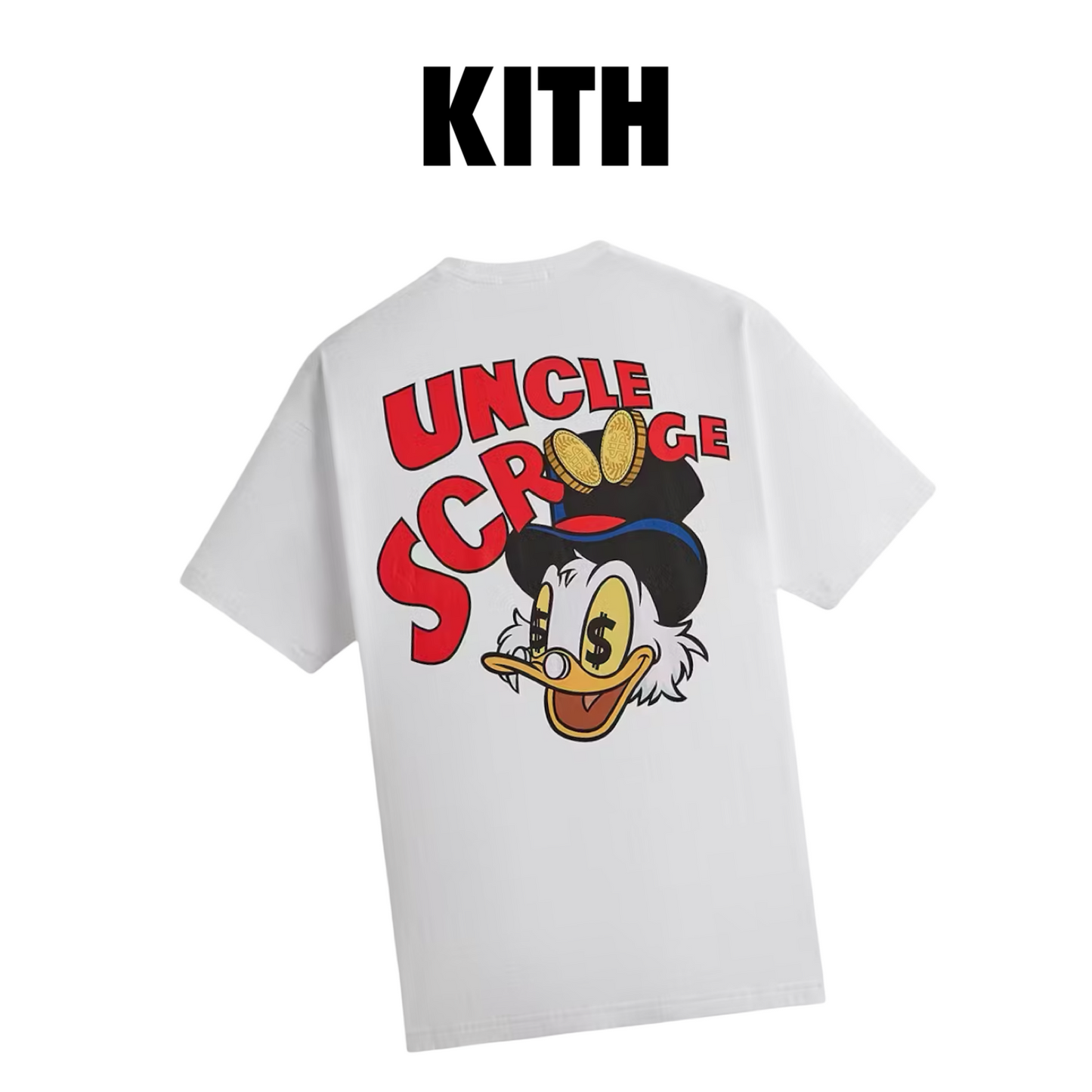 Kith Disney Donald Duck Scrooge Coins Tee white