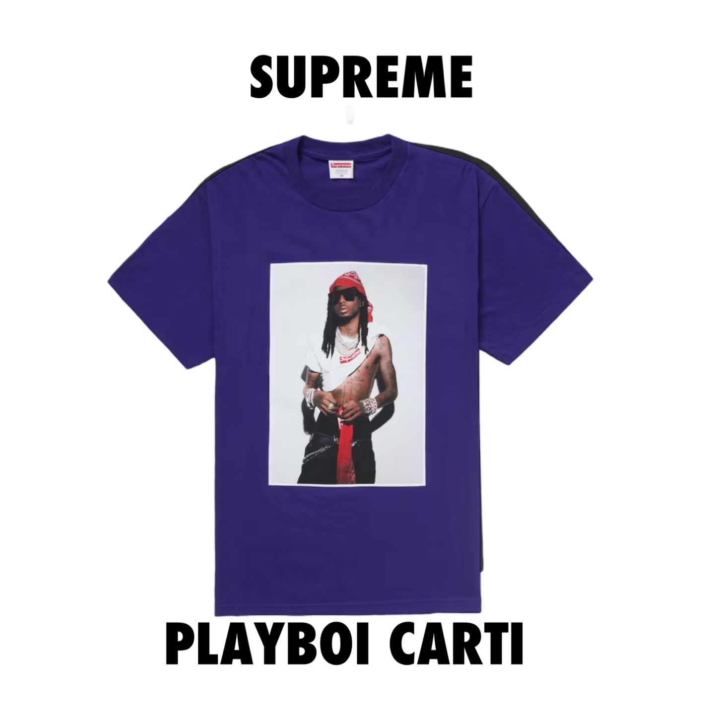 Supreme Playboi Carti Tee Purple