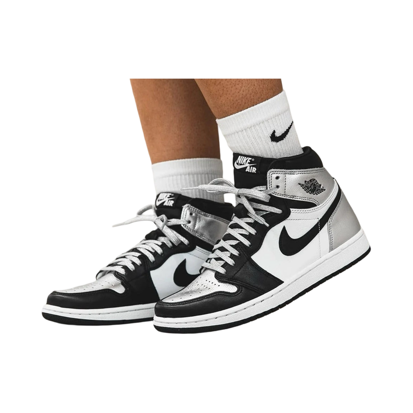 Jordan 1 High (W) Sillver Toe