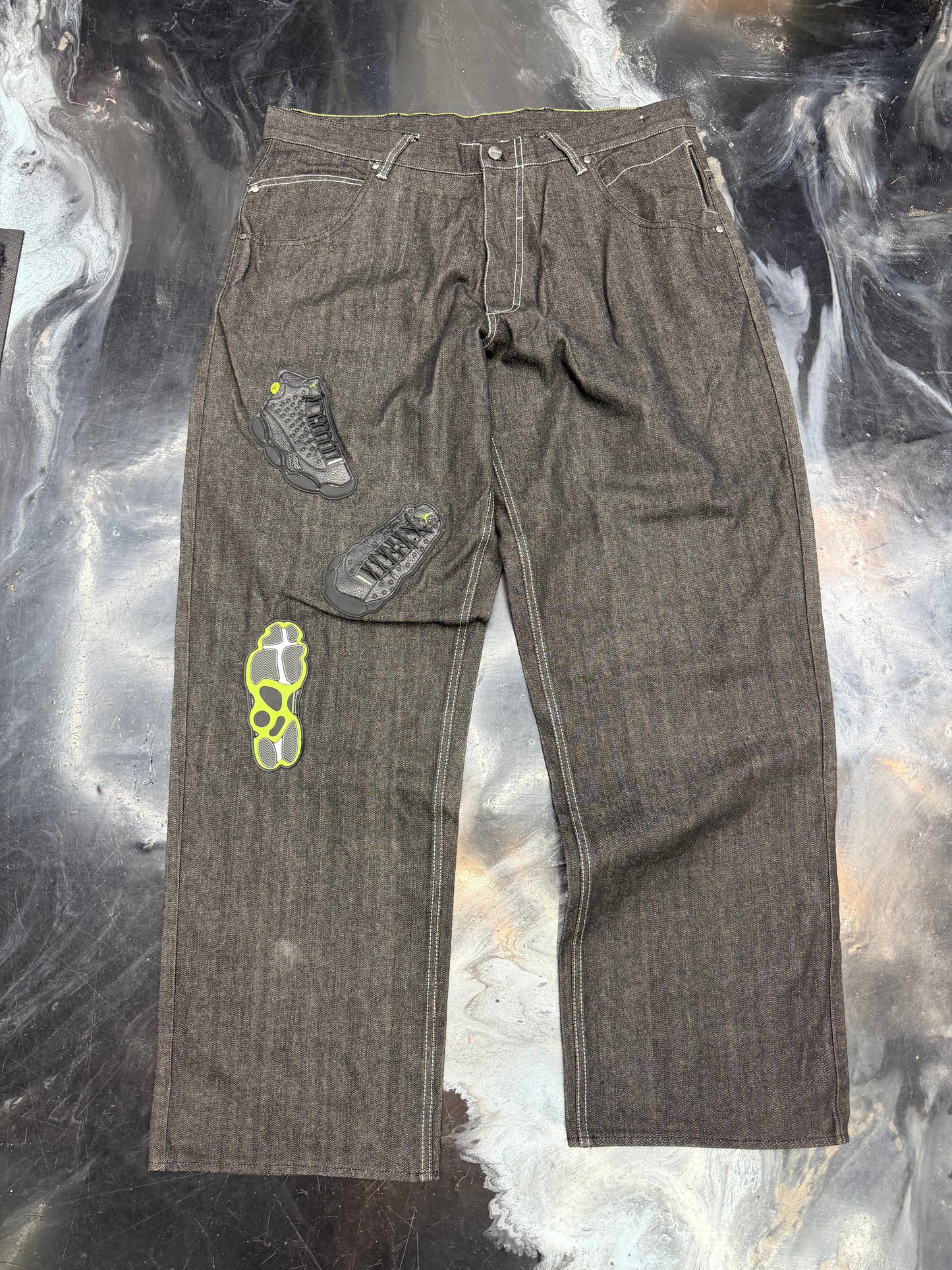 2000’S era vintage Jordan wide leg unreleased jeans (vintage)