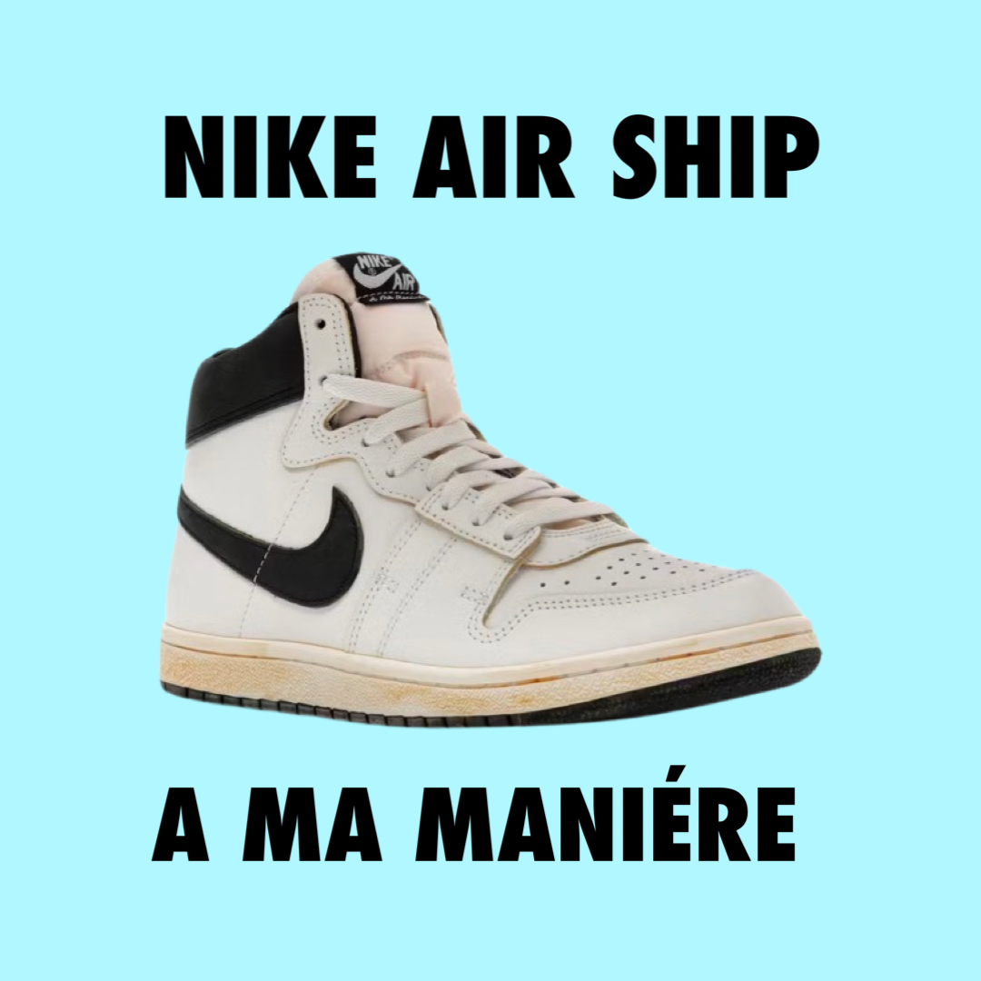 Nike Jordan Air Ship PE SP
A Ma Maniére White Black