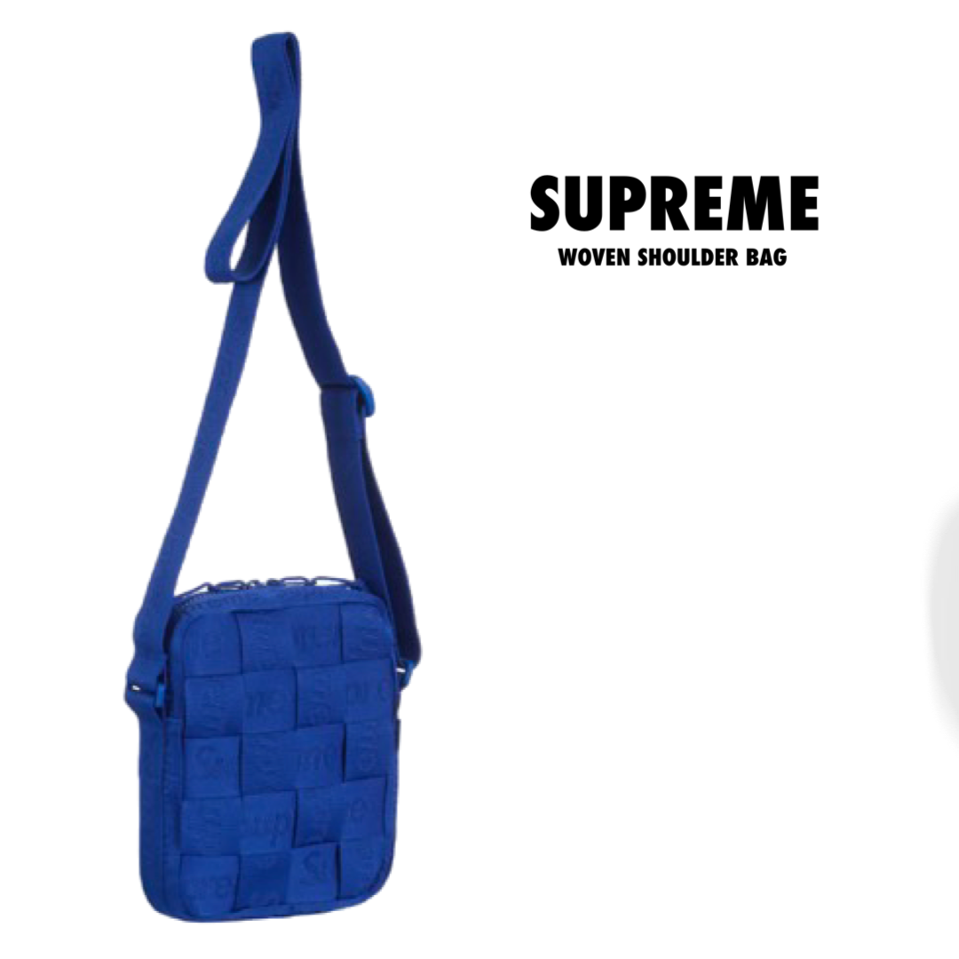 Supreme Woven Shoulder Bag (SS24) Blue