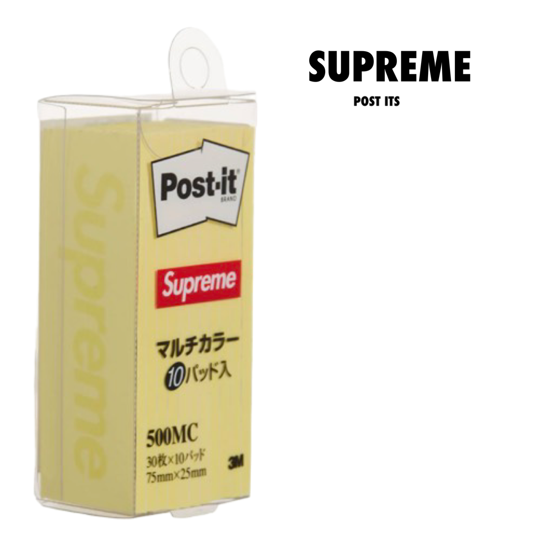 Supreme Post-its 500MC
Yellow
