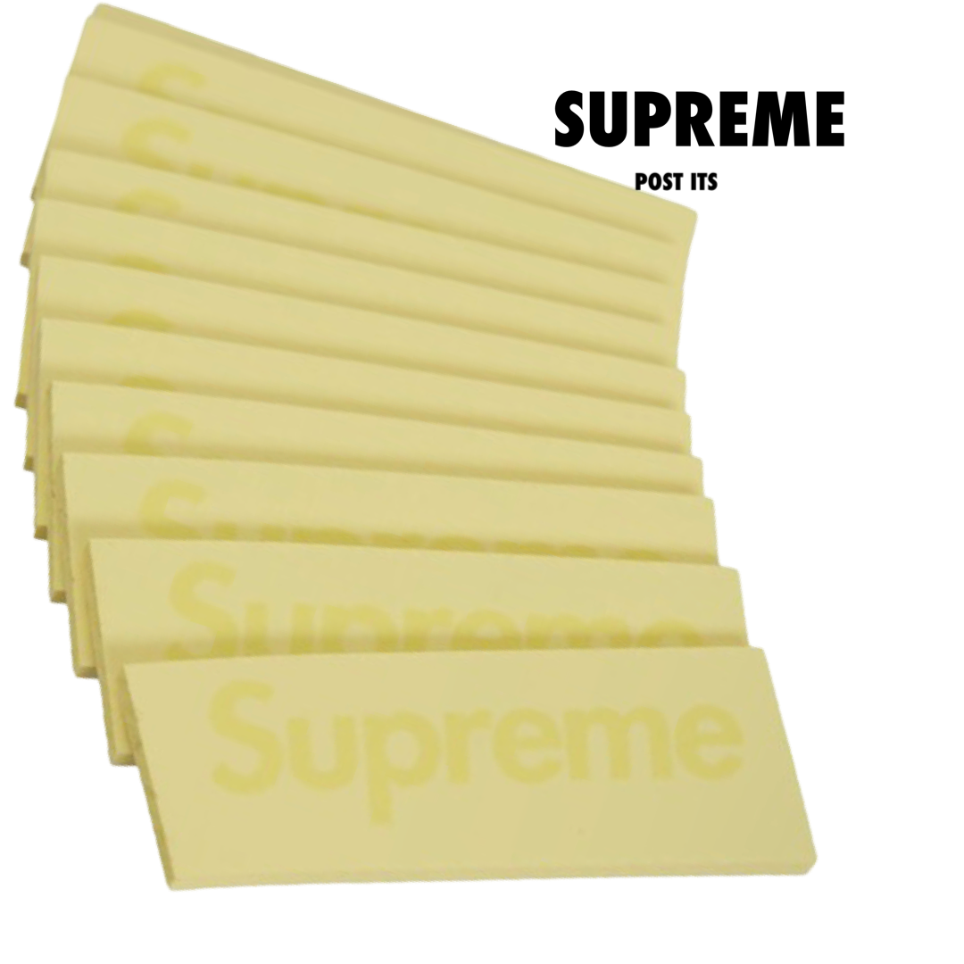 Supreme Post-its 500MC
Yellow