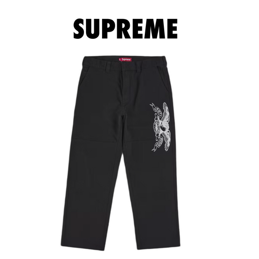 Supreme ANTIHERO Work Pant (FW25) size 34 black