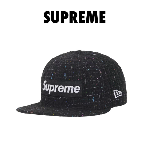 Supreme Boucle Box Logo New Era 59Fifty Fitted Cap black 7 3/8
